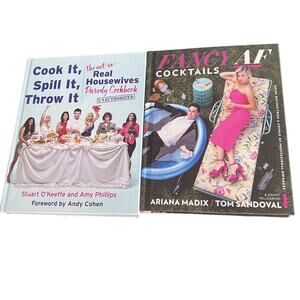 New Bravo Real Housewives Vanderpump Sandoval Cookbook Cocktails Bundle